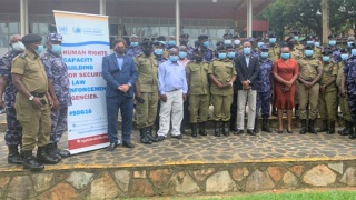 Senior Police Officers of the Kampala Metropolitan Area receive training on human rights