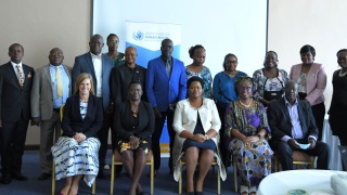 PHOTO: Members of the Human Rights Committee of Parliament and OHCHR staff at a human rights training in Entebbe